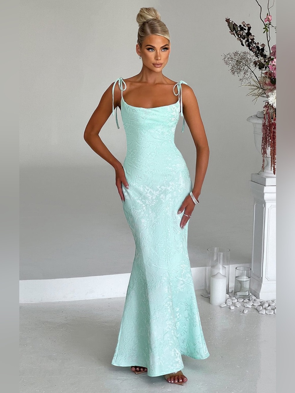 Babyboo Whitney Maxi Dress- Mint